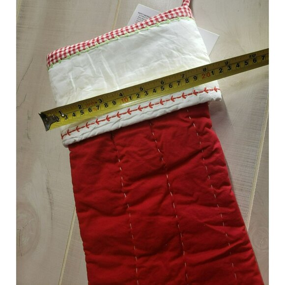 Pottery Barn Kids Holiday Light-Up Quilted Christmas Stocking MARIO Monogram - Picture 9 of 10